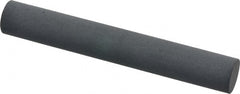 Made in USA - 3" Long x 1/2" Diam x 1/2" Thick, Novaculite Sharpening Stone - Round, Ultra Fine Grade - Exact Tooling