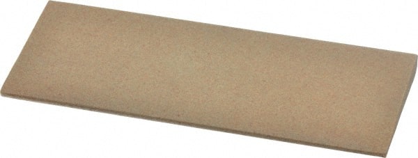 Made in USA - 4-1/2" Long x 1-3/4" Diam x 1/4" Thick, Aluminum Oxide Sharpening Stone - Round, Medium Grade - Exact Tooling