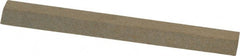 Made in USA - 4" Long x 9/16" Wide x 3/16" Thick, Aluminum Oxide Sharpening Stone - Diamond, Medium Grade - Exact Tooling