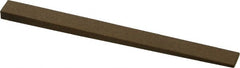 Made in USA - 5/16" Wide x 4" OAL, Aluminum Oxide Sharpening Stone - Flat Tapered, Medium Grade, 220 Grit - Exact Tooling