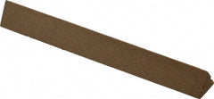 Norton - 4" Long x 1/2" Wide x 1/2" Thick, Aluminum Oxide Sharpening Stone - Triangle, Medium Grade - Exact Tooling