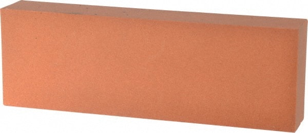 Norton - 6" Long x 2" Wide x 1" Thick, Aluminum Oxide Sharpening Stone - Rectangle, Fine Grade - Exact Tooling
