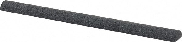 Value Collection - Half Round, Silicon Carbide, Toolroom Finishing Stick - 4" Long x 3/8" Wide, Fine Grade - Exact Tooling