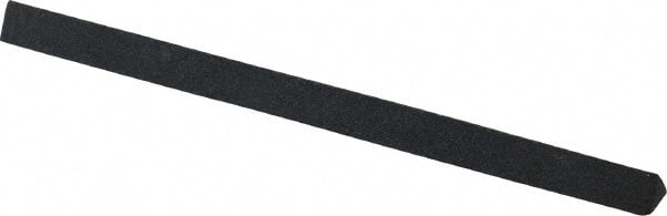 Value Collection - Three Square, Silicon Carbide, Toolroom Finishing Stick - 4" Long x 1/4" Wide, Medium Grade - Exact Tooling