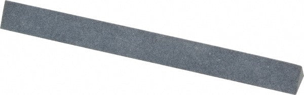 Value Collection - Three Square, Silicon Carbide, Toolroom Finishing Stick - 4" Long x 3/8" Wide, Medium Grade - Exact Tooling