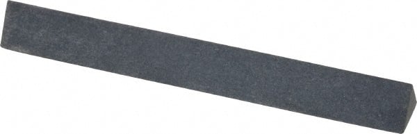 Value Collection - Three Square, Silicon Carbide, Toolroom Finishing Stick - 4" Long x 1/2" Wide, Fine Grade - Exact Tooling
