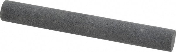 Value Collection - Round, Silicon Carbide, Toolroom Finishing Stick - 4" Long x 1/2" Wide, Coarse Grade - Exact Tooling