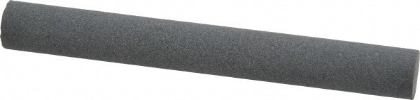 Value Collection - Round, Silicon Carbide, Toolroom Finishing Stick - 4" Long x 1/2" Wide, Fine Grade - Exact Tooling