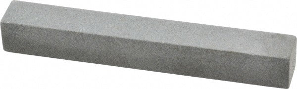 Value Collection - Square, Aluminum Oxide, Toolroom Finishing Stick - 4" Long x 1/2" Wide x 1/2" Thick, Medium Grade - Exact Tooling