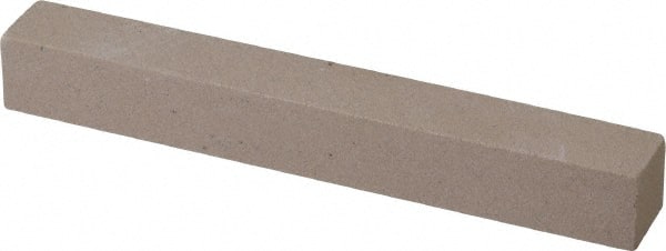 Value Collection - Square, Aluminum Oxide, Toolroom Finishing Stick - 4" Long x 1/2" Wide x 1/2" Thick, Fine Grade - Exact Tooling