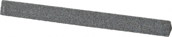 Value Collection - Three Square, Aluminum Oxide, Toolroom Finishing Stick - 4" Long x 3/8" Wide, Coarse Grade - Exact Tooling