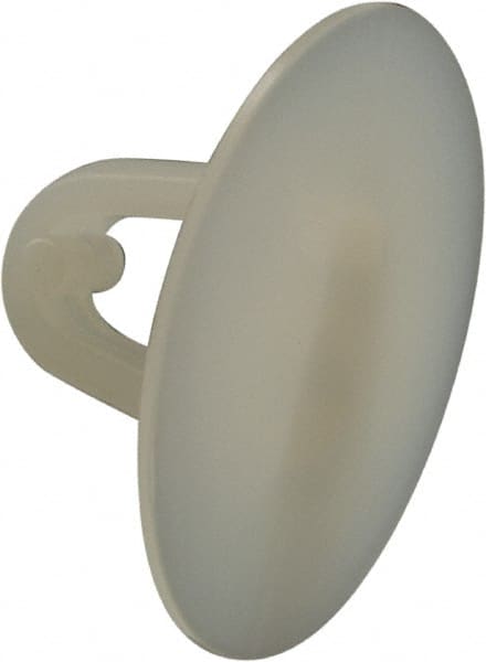 Made in USA - 0.335" to 0.345" Hole Diam, 1/2" OAL, Arrow Shank, Nylon Panel Rivet - 0.45" Length Under Head, 1/16" to 0.14" Material Thickness, 0.866" Head Diam - Exact Tooling