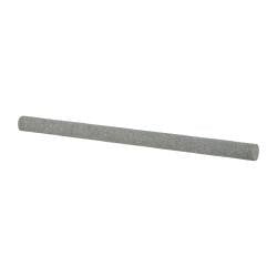 Value Collection - Round, Aluminum Oxide, Toolroom Finishing Stick - 4" Long x 1/4" Wide, Medium Grade - Exact Tooling
