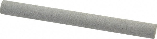 Value Collection - Round, Aluminum Oxide, Toolroom Finishing Stick - 4" Long x 3/8" Wide, Medium Grade - Exact Tooling