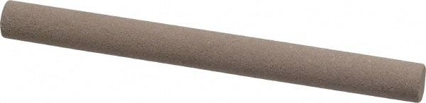Value Collection - Round, Aluminum Oxide, Toolroom Finishing Stick - 4" Long x 3/8" Wide, Fine Grade - Exact Tooling