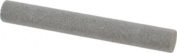 Value Collection - Round, Aluminum Oxide, Toolroom Finishing Stick - 4" Long x 1/2" Wide, Coarse Grade - Exact Tooling