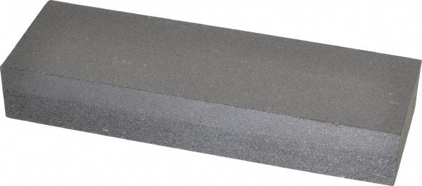 Value Collection - 6" Long x 2" Wide x 1" Thick, Silicon Carbide Sharpening Stone - Rectangle, 100/180 Grit, Fine, Very Fine Grade - Exact Tooling