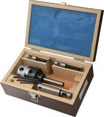 Accupro - 2 Inch Body, 1/2 Inch Boring Bar Hole Diameter, Manual Offset Boring Head - Threaded Mount, 7/8-20 Thread - Exact Tooling