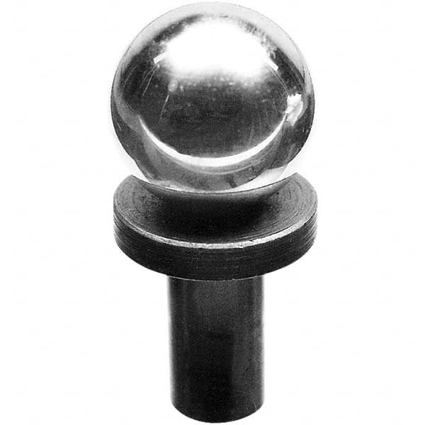 TE-CO - 5/8" Ball Diam, 5/16" Shank Diam, Stainless Steel Inspection Tooling Ball - Exact Tooling