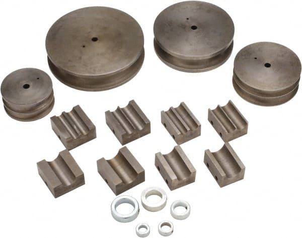 Metalpro - Pipe & Tube Punch & Die Sets Set Type: Pipe Bender Dies Maximum Pipe Size Compatibility (Inch): 1-1/2 - Exact Tooling
