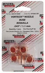 Lincoln Electric - 0.043 Inch Orifice Diameter Plasma Cutter Torch Nozzle - Exact Tooling