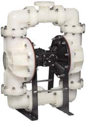 SandPIPER - 3" NPT, Nonmetallic, Air Operated Diaphragm Pump - Santoprene Diaphragm, Polypropylene Housing - Exact Tooling