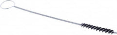 Brush Research Mfg. - 2" Long x 1/4" Diam Nylon Hole Cleaning Brush - 8" OAL, 0.008" Filament Diam, 0.112" Shank Diam - Exact Tooling
