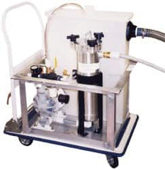 Made in USA - 0.5 CFM Air Input Rate, 40 to 125°F Max, Coolant Aerator - 180 GPH Oil Removal Capacity, Use with 1 to 10 Sumps to 400 Gallons - Exact Tooling