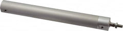 SMC PNEUMATICS - 3/4" Bore Double Acting Air Cylinder - 1/8 Port, 1/4-28 Rod Thread, 140 Max psi, 40 to 140°F - Exact Tooling