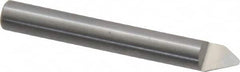 Onsrud - 60° Incl Angle, 1/4" Shank Diam, 2" OAL, 0.06" Cut Diam, Conical Engraving Cutter - 1/2" LOC, 0.06" Tip Diam, 1 Flute, Right Hand Cut, Solid Carbide, Uncoated - Exact Tooling