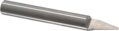 Onsrud - 30° Incl Angle, 1/4" Shank Diam, 1-1/2" OAL, 0.06" Cut Diam, Conical Engraving Cutter - 1/2" LOC, 0.06" Tip Diam, 1 Flute, Right Hand Cut, Solid Carbide, AlTiN Finish - Exact Tooling