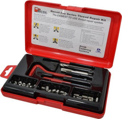 Value Collection - 36 Inserts, 1/4-28, 1/4-28 UNF, Thread Repair Kit - 0.375" Insert Length - Exact Tooling