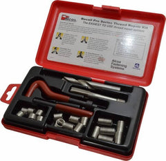 Value Collection - 18 Inserts, 1/2-20, 1/2-20 UNF, Thread Repair Kit - 0.75" Insert Length - Exact Tooling