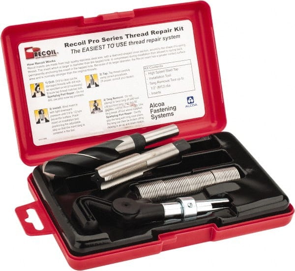 Value Collection - 4 Inserts, 3/4-16, 3/4-16 UNF, Thread Repair Kit - 1.125" Insert Length - Exact Tooling