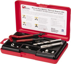 Value Collection - 36 Inserts, M8x1.25, M8x1.25 Metric Coarse, Thread Repair Kit - 12mm Insert Length - Exact Tooling