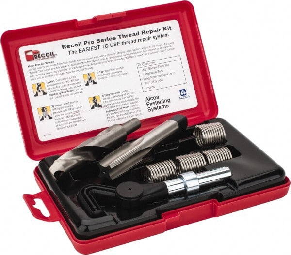 Value Collection - 4 Inserts, M20x2.50, M20x2.50 Metric Coarse, Thread Repair Kit - 30mm Insert Length - Exact Tooling