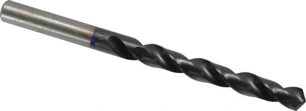 Accupro - 23/64" 120° Cobalt Jobber Drill - TiAlN Finish, Right Hand Cut, Spiral Flute, Straight Shank, 125mm OAL, Faceted Point - Exact Tooling