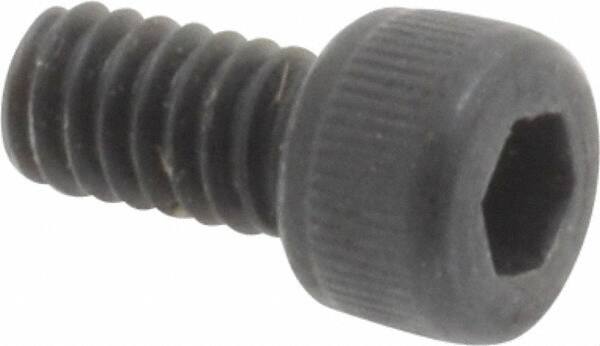 Value Collection - #5-40 UNC Hex Socket Drive, Socket Cap Screw - Alloy Steel, Black Oxide Finish, Fully Threaded, 1/4" Length Under Head - Exact Tooling