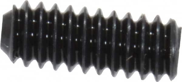 Value Collection - #3-48 UNC, 1/4" OAL, Cup Point Set Screw - Grade 8 Alloy Steel, 0.05" Key - Exact Tooling
