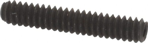 Value Collection - #4-40 UNC, 5/8" OAL, Cup Point Set Screw - Grade 8 Alloy Steel, 0.05" Key - Exact Tooling