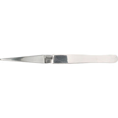 4 1/2″ Self Closing Sharp Tweezers - Exact Tooling