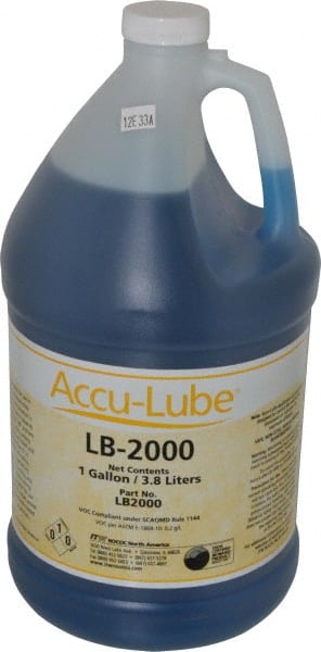 Accu-Lube - Accu-Lube LB-2000, 1 Gal Bottle Cutting & Sawing Fluid - Natural Ingredients, For Broaching, Drilling, Grinding, Machining, Spline Rolling, Tapping - Exact Tooling