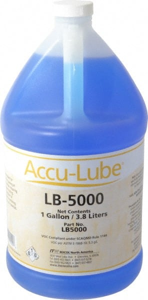 Accu-Lube - Accu-Lube LB-5000, 1 Gal Bottle Cutting & Sawing Fluid - Natural Ingredients, For Machining - Exact Tooling