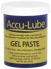 Accu-Lube - Accu-Lube, 8 oz Jar Cutting Fluid - Natural Ingredients, For Drilling, Reaming, Tapping - Exact Tooling
