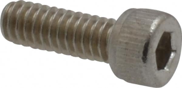 Value Collection - #5-40 UNC Hex Socket Drive, Socket Cap Screw - Grade 18-8 Stainless Steel, 3/8" Length Under Head - Exact Tooling