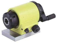 Suburban Tool - ER25 Compatible, 72 Increment, Horizontal Spin Collet Indexer - 1-7/8" High Center, 2-1/4" Wide x 3-3/16" Deep Base, 3" Overall Height, Manual Operation - Exact Tooling