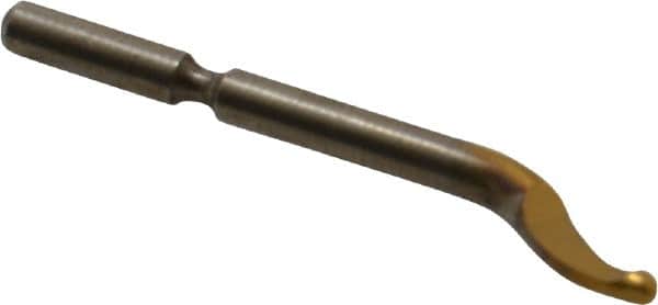 Noga - S101 Right-Handed High Speed Steel Deburring Swivel Blade - PVD TiN Coated S101, Right Handed Deburring Blade - Exact Tooling