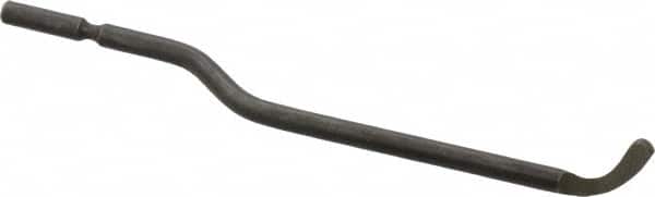 Shaviv - E601 Right-Handed High Speed Steel Deburring Swivel Blade - Use on Flat Surface, Sheet, Slot/Keyway & Straight Edge Surfaces, Adjustable - Exact Tooling