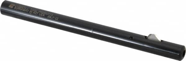 Cogsdill Tool - 7/16" Hole, No. 3-1/2 Blade, Type B Power Deburring Tool - One Piece, 5.5" OAL, 0.72" Pilot, 1.09" from Front of Tool to Back of Blade - Exact Tooling