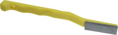 Value Collection - 400 Grit Yellow Single-Ended Boron Carbide Hand Hone - Super Fine Grade, 5-1/2" OAL, with Cutting Dimensions of 1-9/16" Length x 1/2" Wide x 3/16" High - Exact Tooling